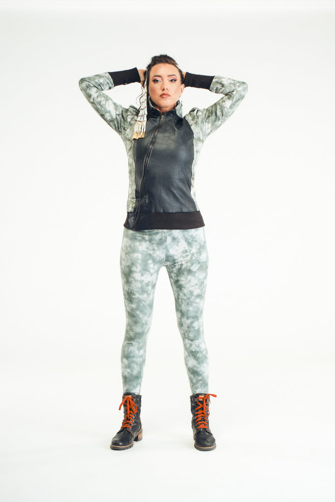 NEO's Acid Wash Floating On Clouds Leggings