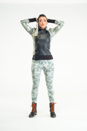 NEO's Acid Wash Floating On Clouds Leggings