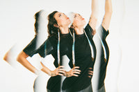 Black Leather Organic Tees