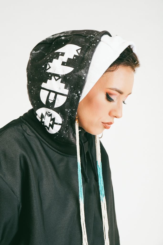 Custom Double Hooded Pancho Hoodie
