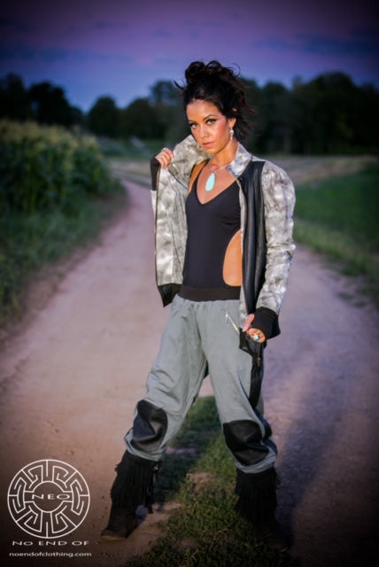 Stone Wash Leather Jacket