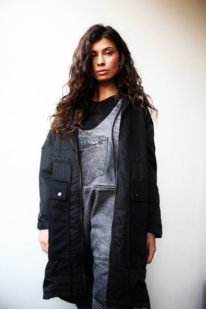 Denim Stoned Wash Overalls