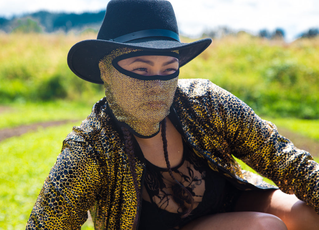 Everything Is Golden Face Mask