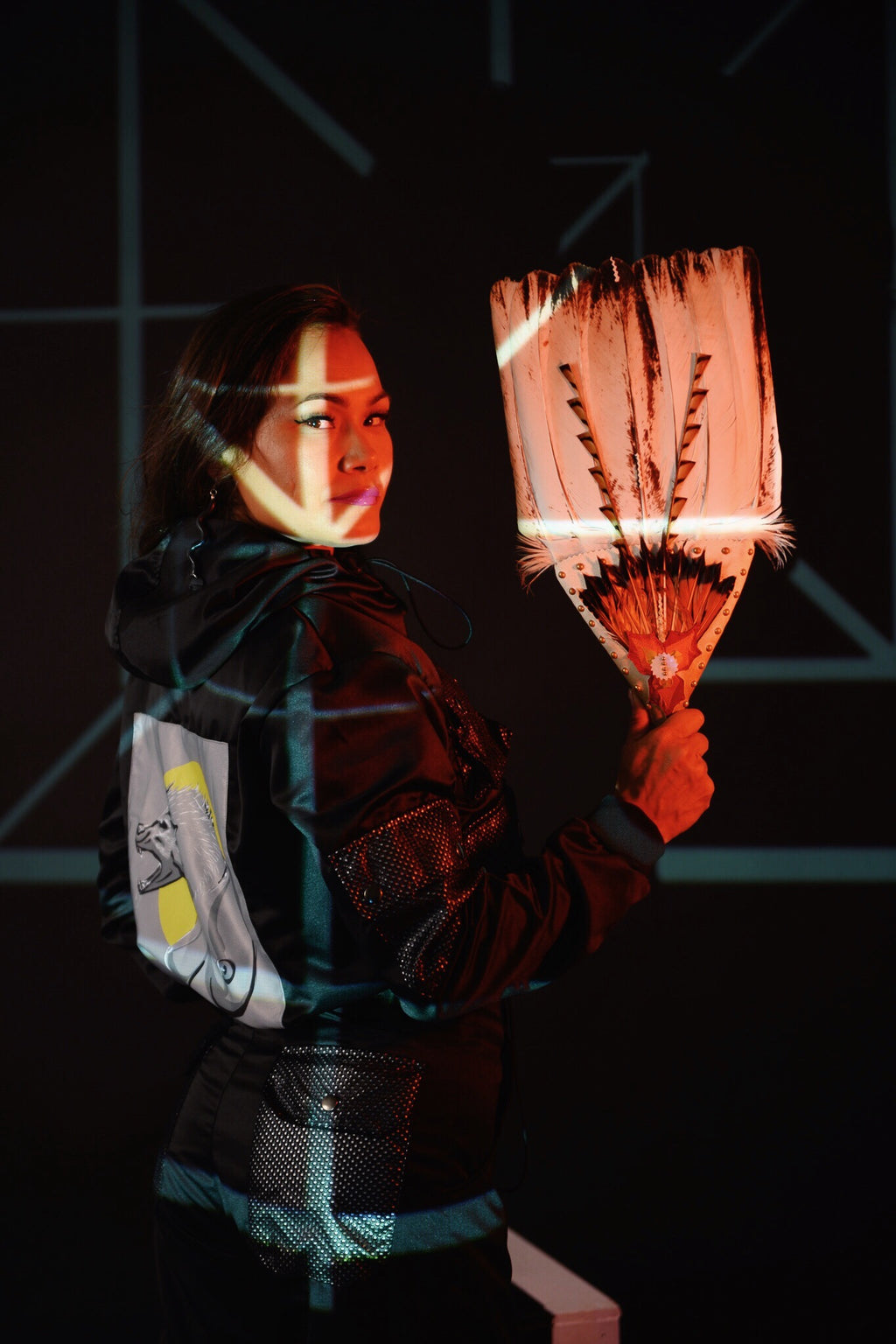 Hyena Bullet Proof Inspired Crop Jacket