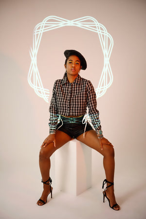 Tom Boy Corset Top with Laces