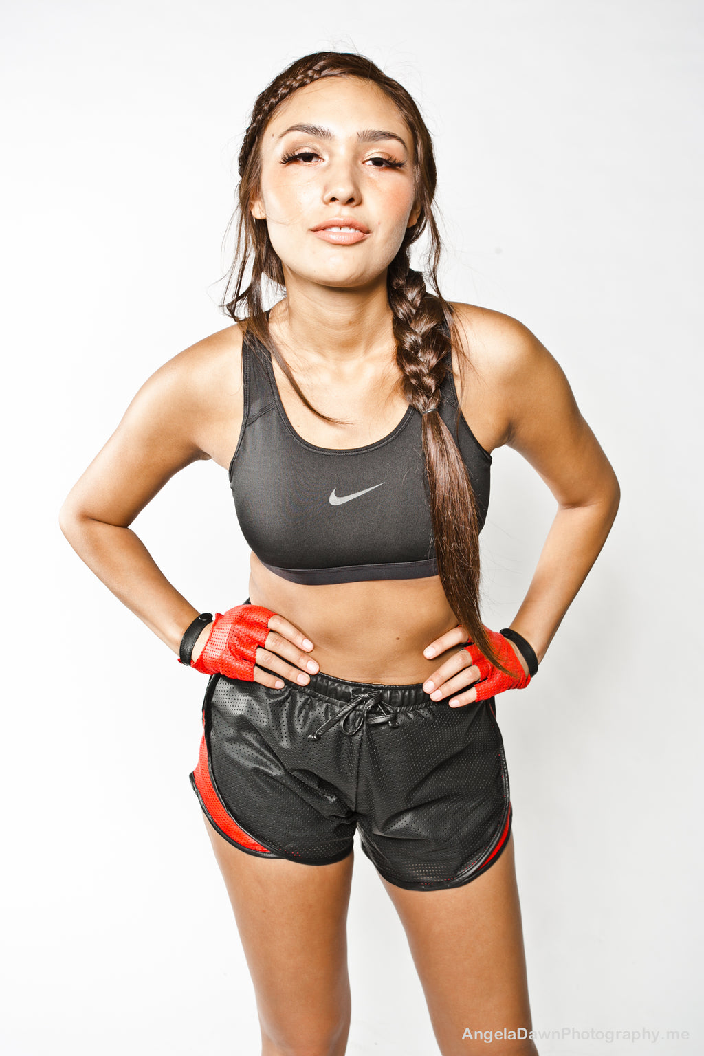 Night Ryder Perforated Leather Shorts