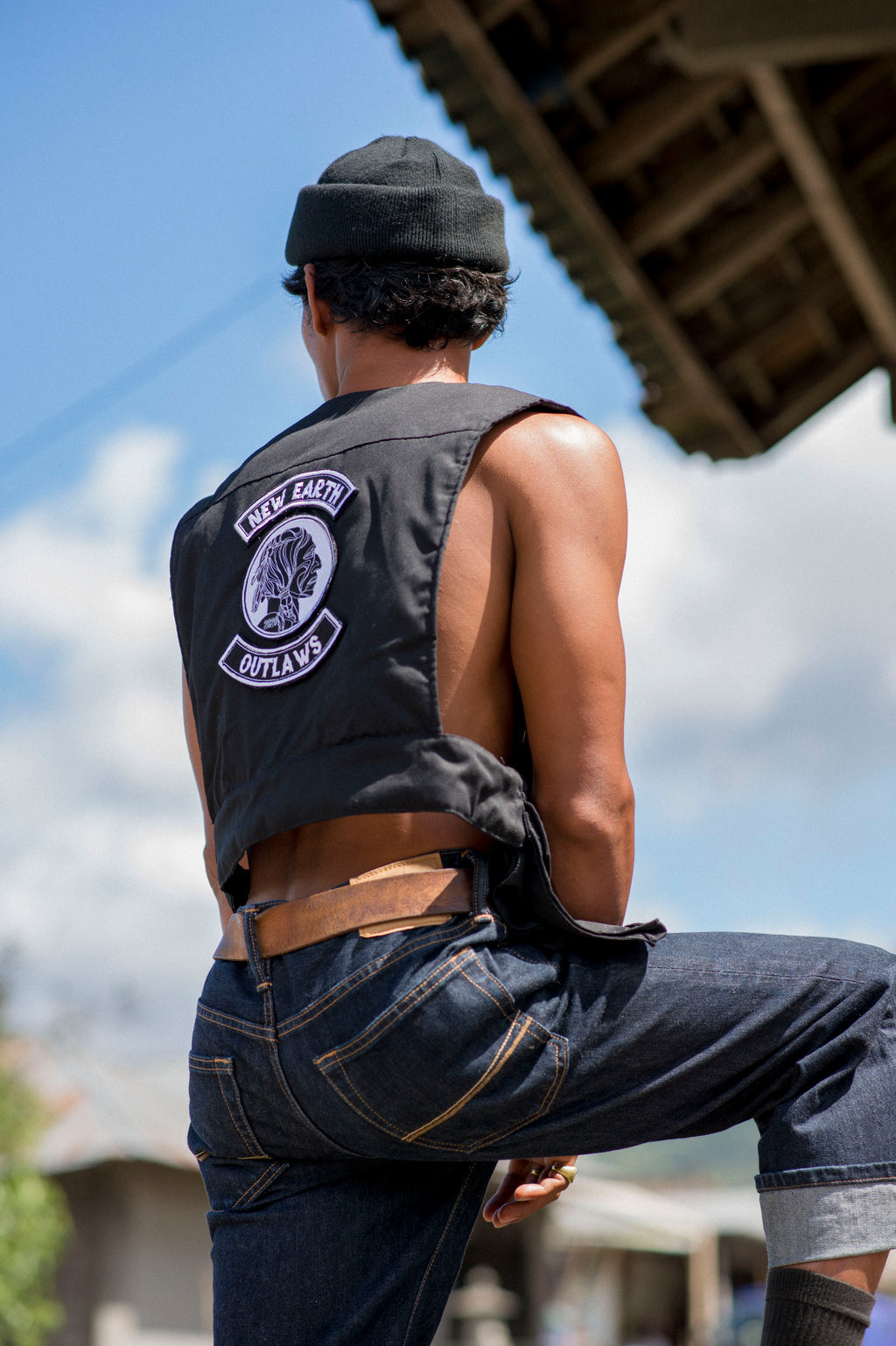 Reversible Embroidery New Earth Outlaw Vest